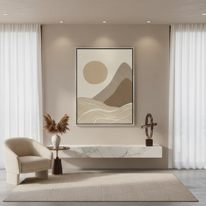 Boho Minimalist Landscape - Canvas