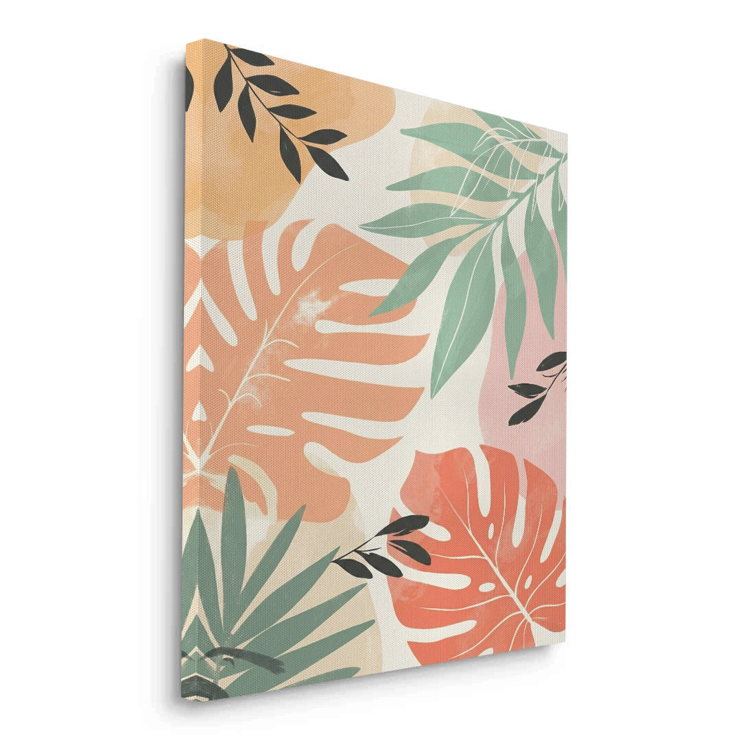 2Boho Monstera Leaves - Canvas