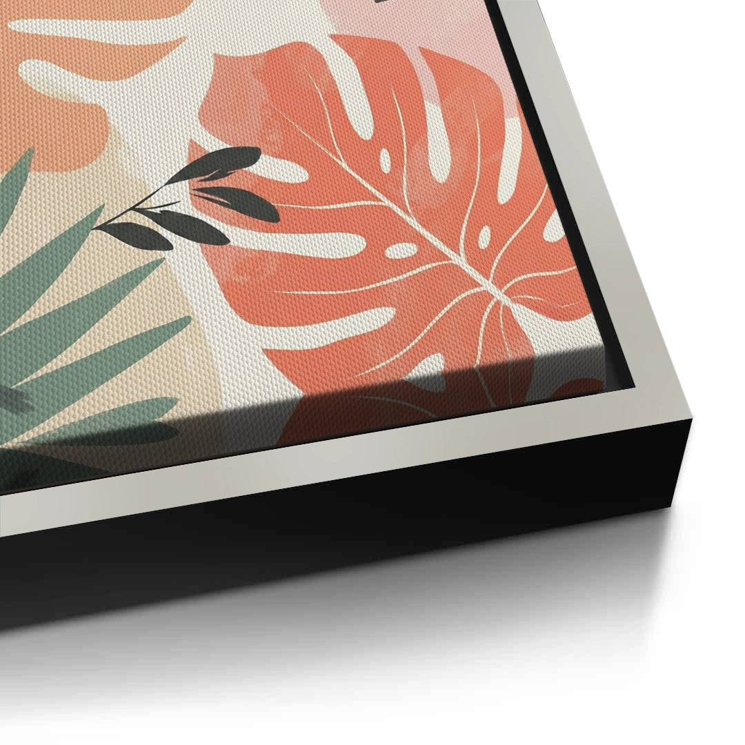 2Boho Monstera Leaves - Canvas