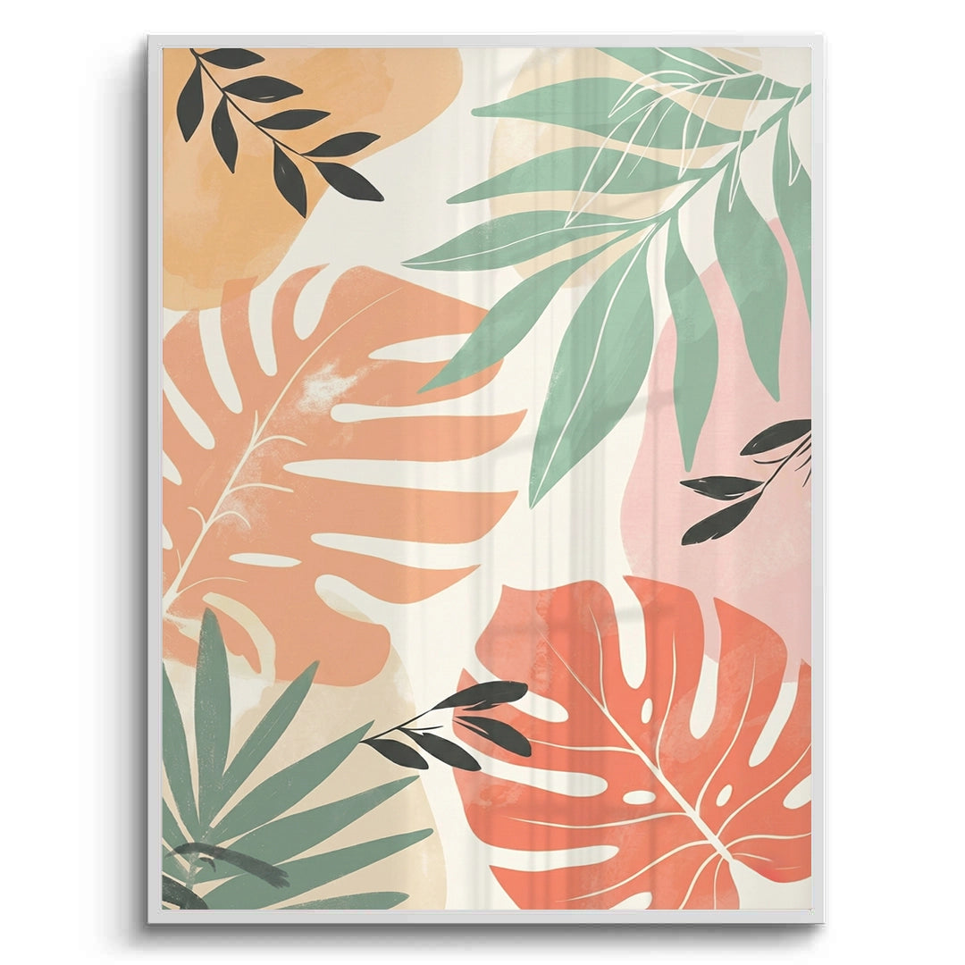 2Boho Monstera Leaves - Fine Art