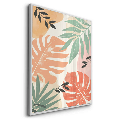 Boho Monstera Leaves - Fine Art