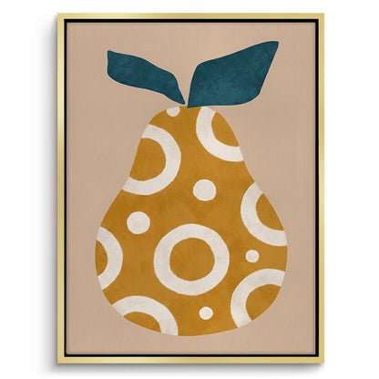 Boho Mustard Pear - Canvas