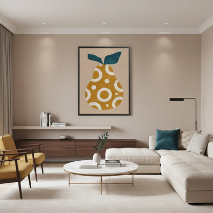 Boho Mustard Pear - Canvas