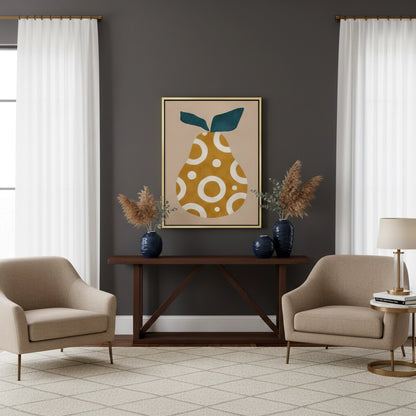 Boho Mustard Pear - Canvas