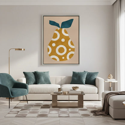 Boho Mustard Pear - Canvas