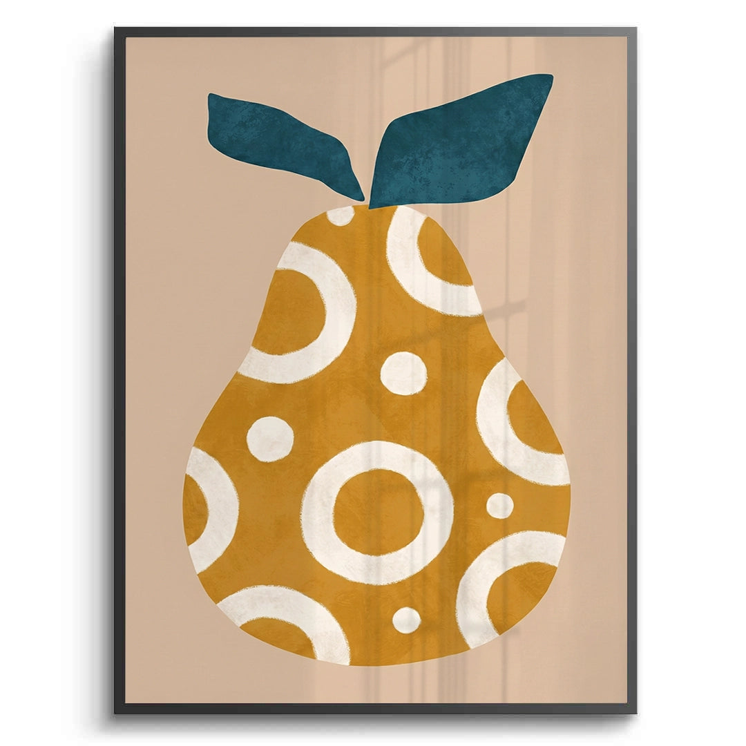 2Boho Mustard Pear - Fine Art