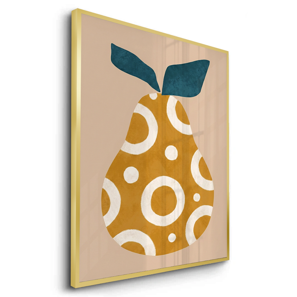 Boho Mustard Pear - Fine Art