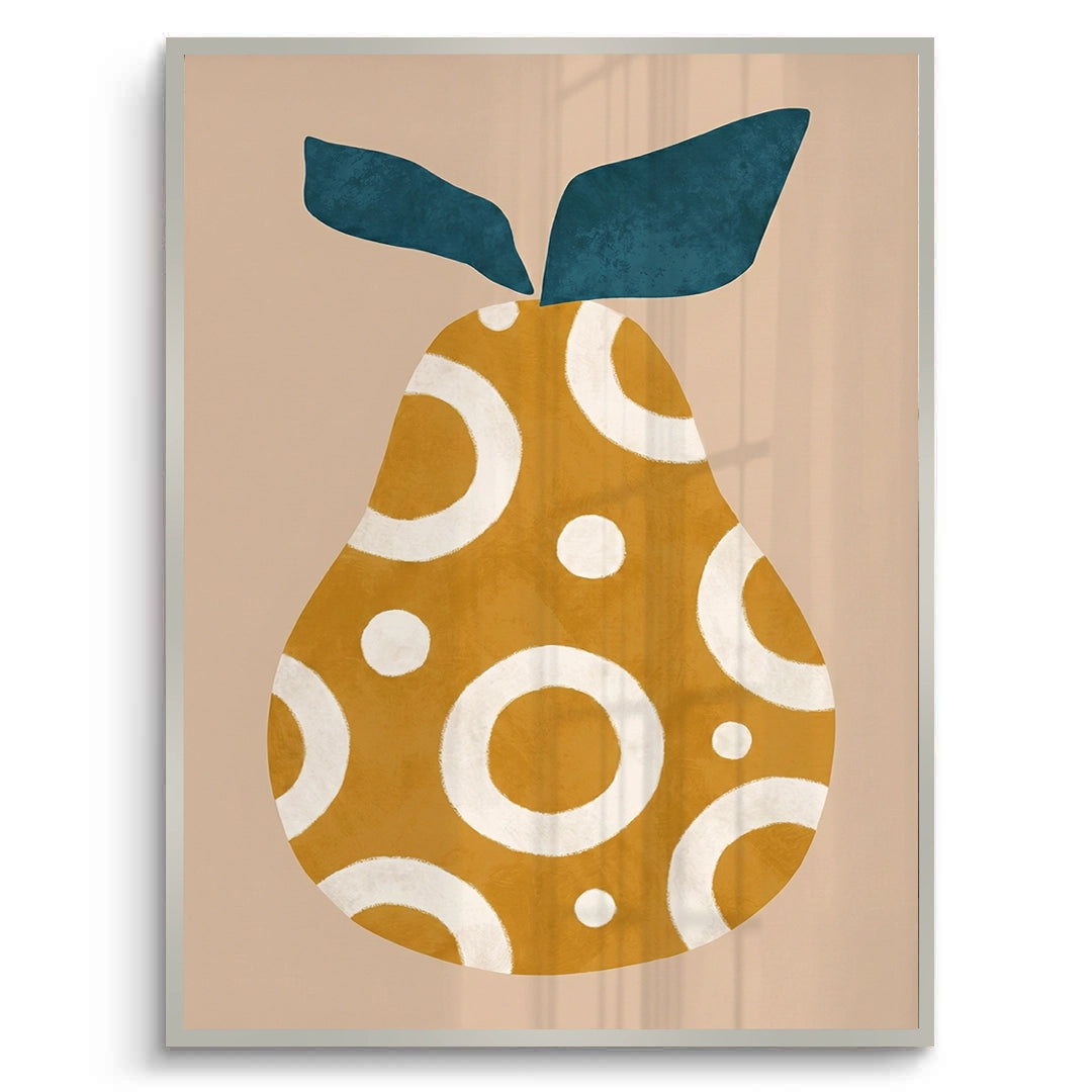 2Boho Mustard Pear - Fine Art