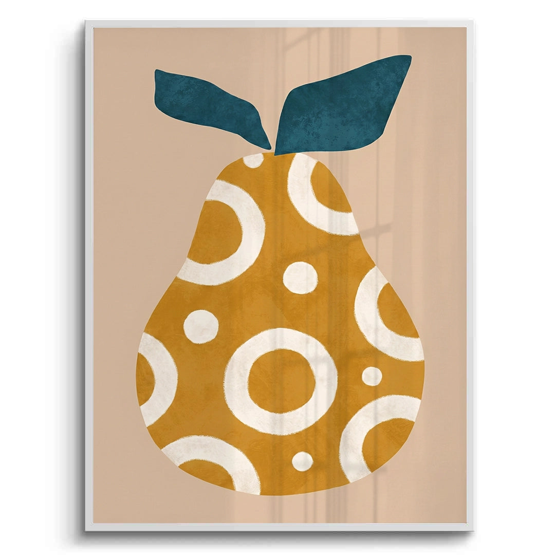 2Boho Mustard Pear - Fine Art