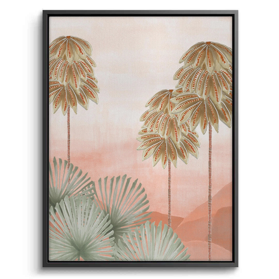 2Boho Palm Tree Desert - Canvas