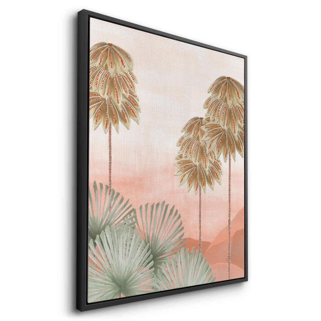 2Boho Palm Tree Desert - Canvas