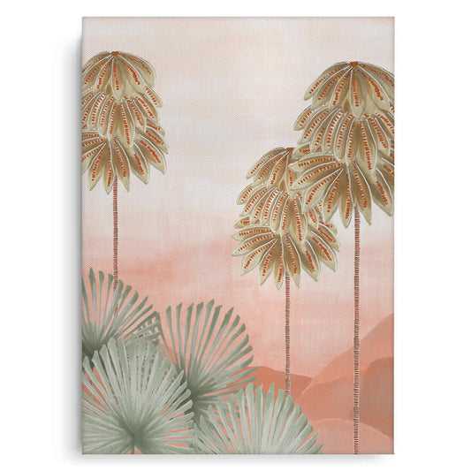 Boho Palm Tree Desert - Canvas