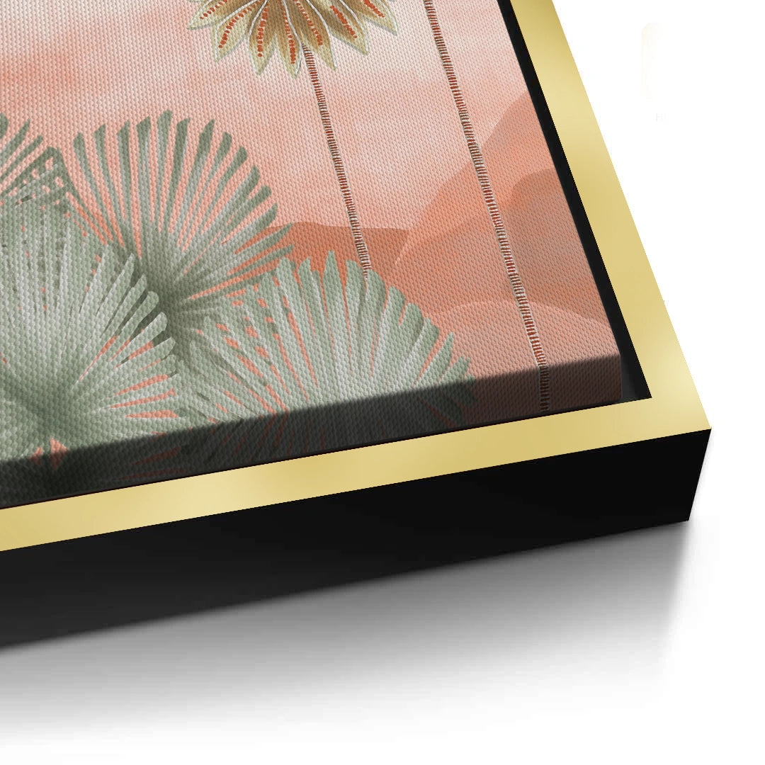 2Boho Palm Tree Desert - Canvas