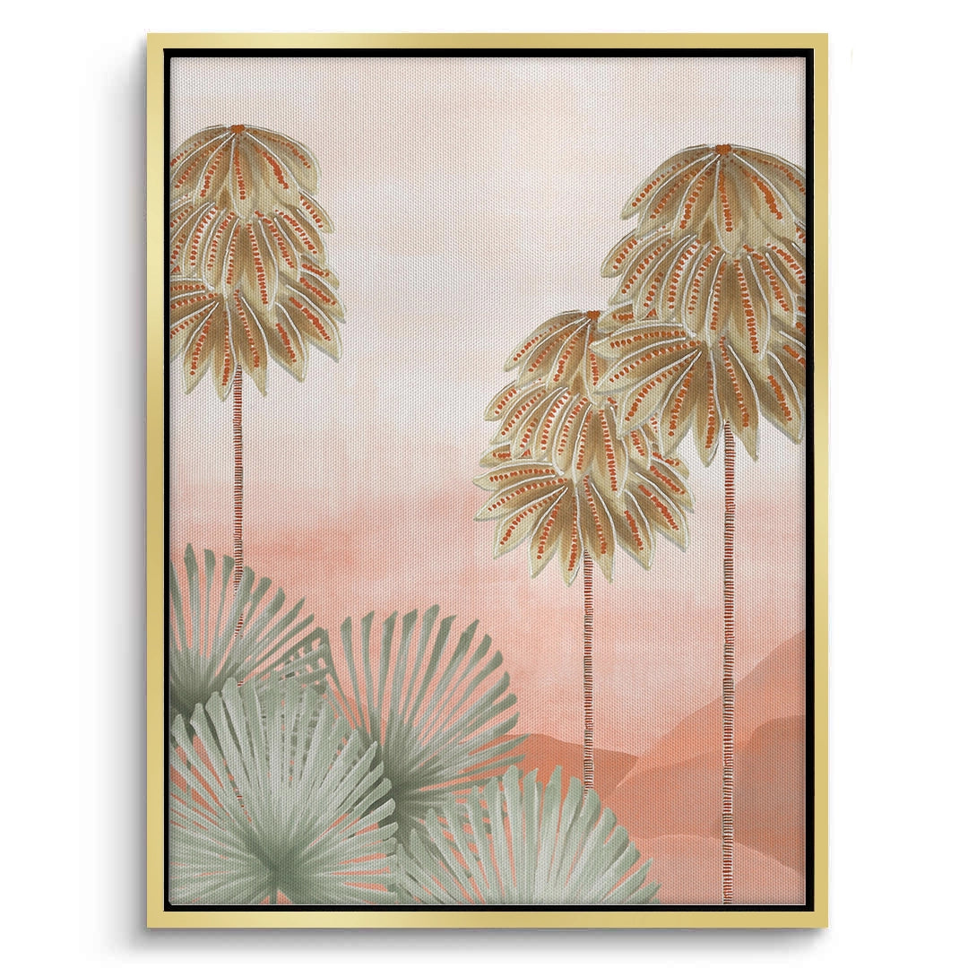 2Boho Palm Tree Desert - Canvas