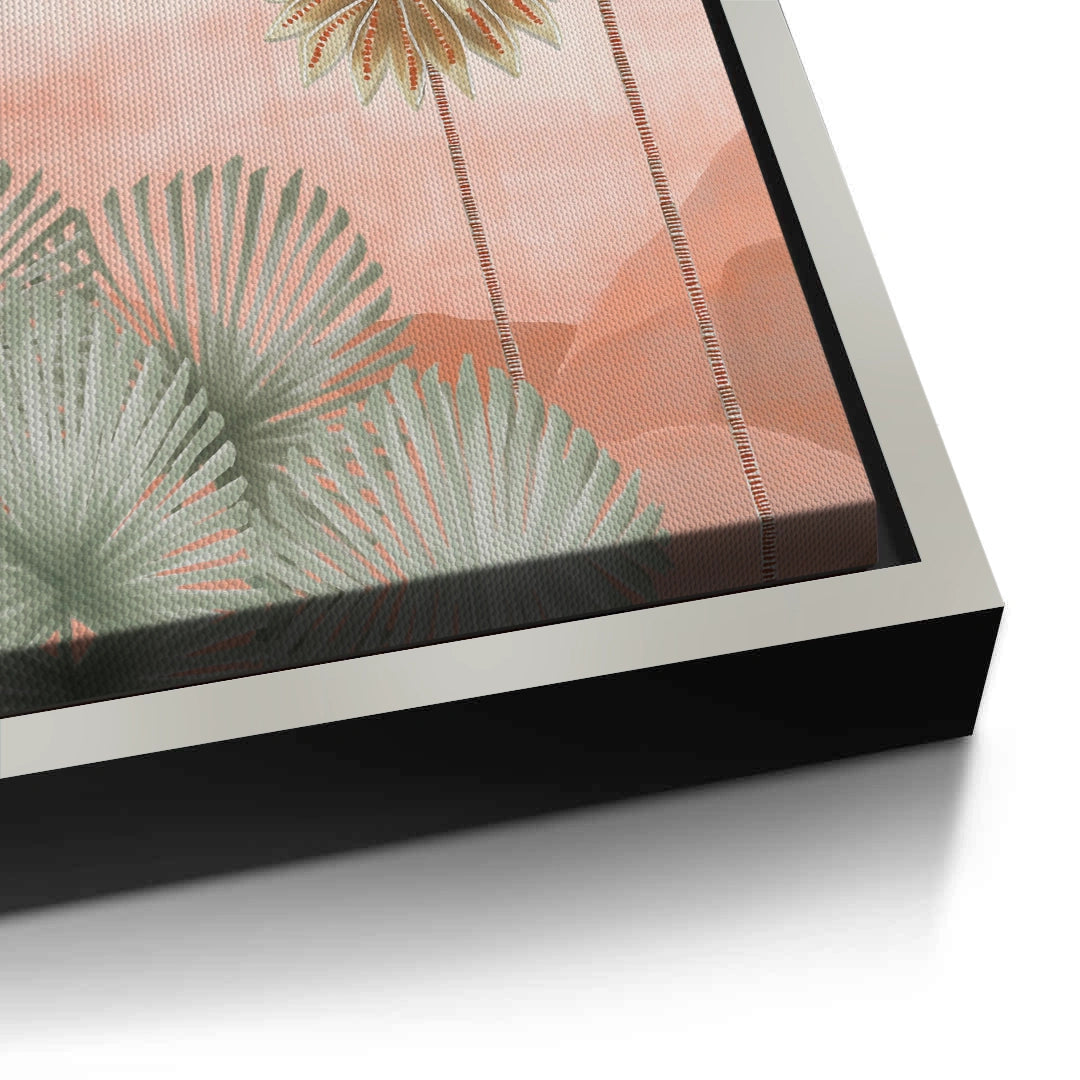 2Boho Palm Tree Desert - Canvas