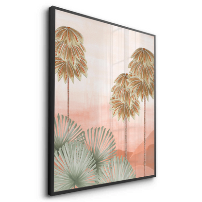 Boho Palm Tree Desert - Fine Art