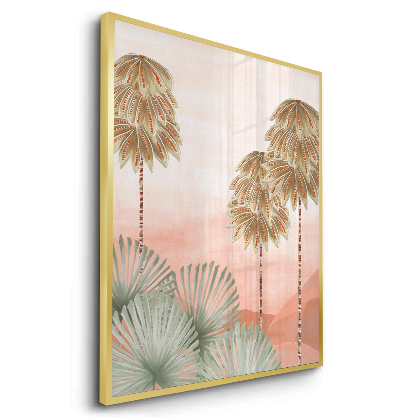 2Boho Palm Tree Desert - Fine Art