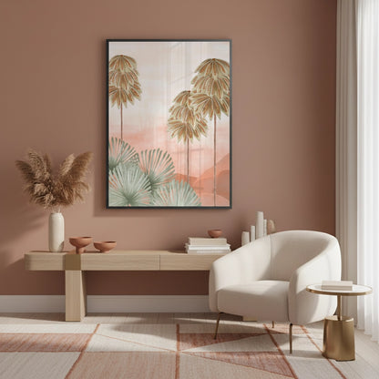 Boho Palm Tree Desert - Fine Art