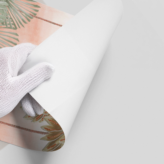 Boho Palm Tree Desert - Poster