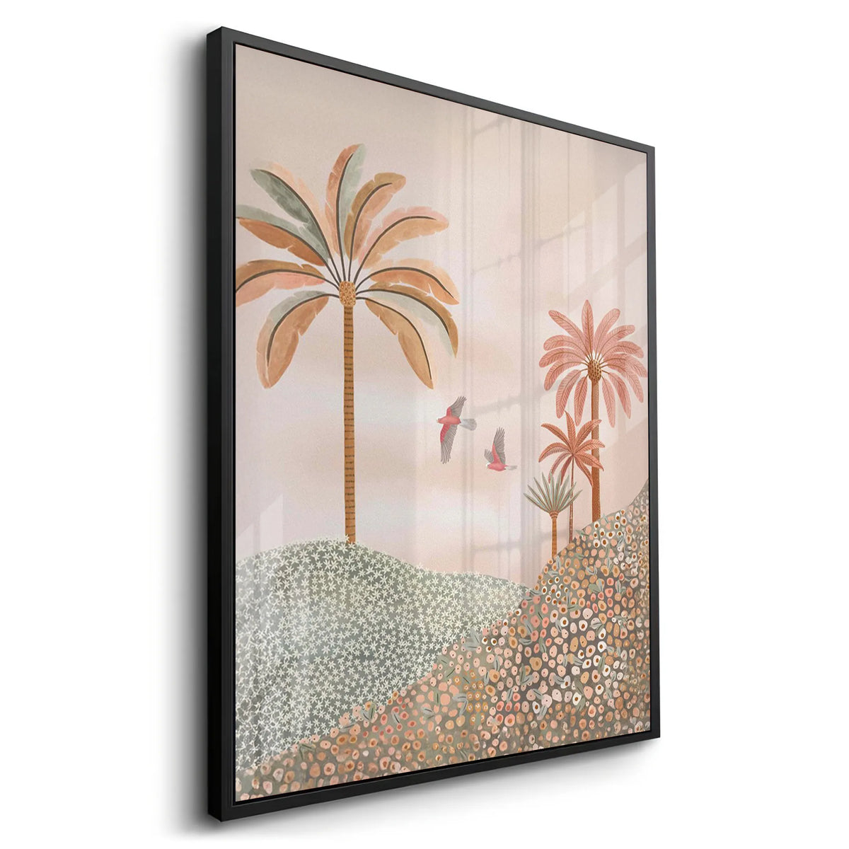 Boho Palms - Acrylic - Jasmineart.ae