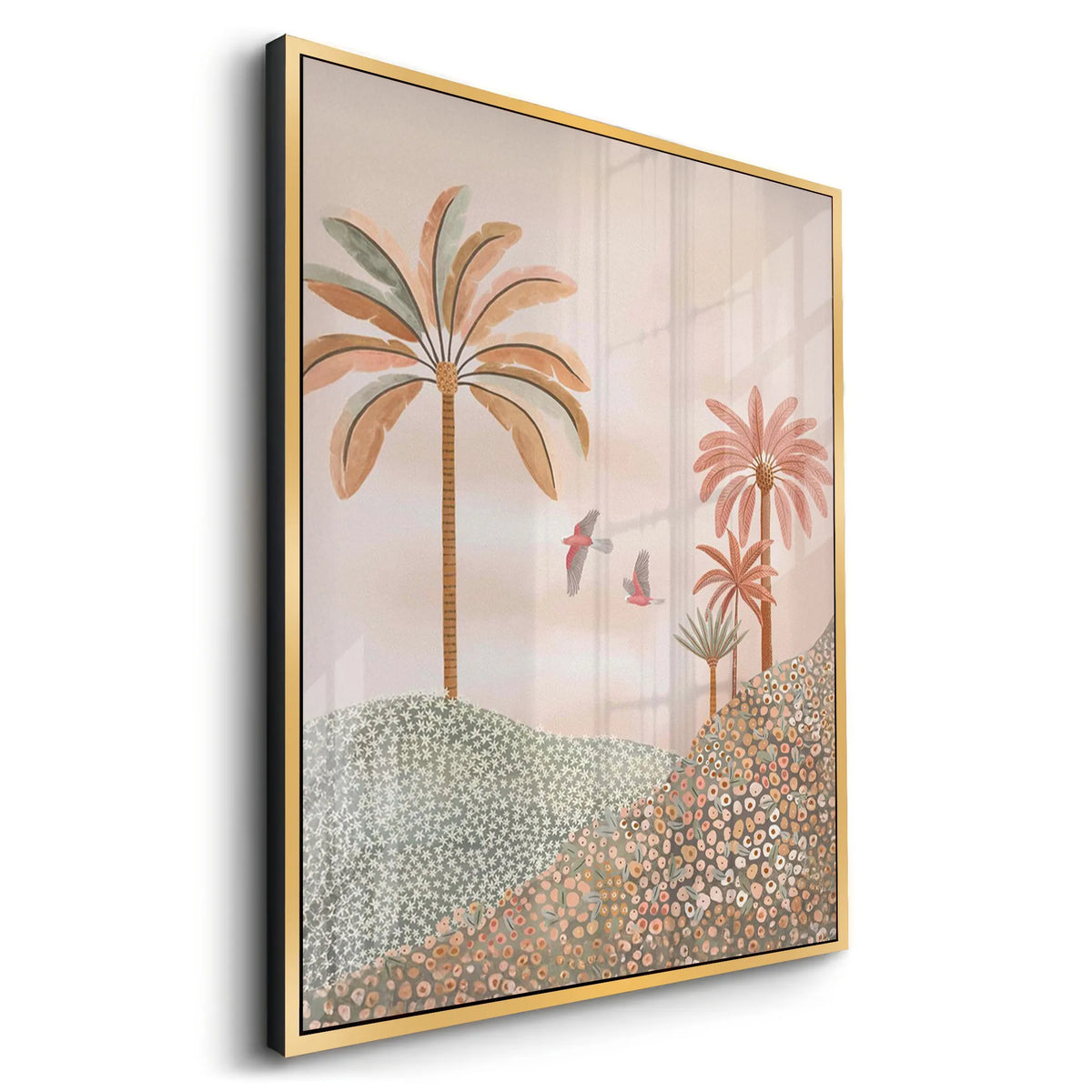 Boho Palms - Acrylic - Jasmineart.ae