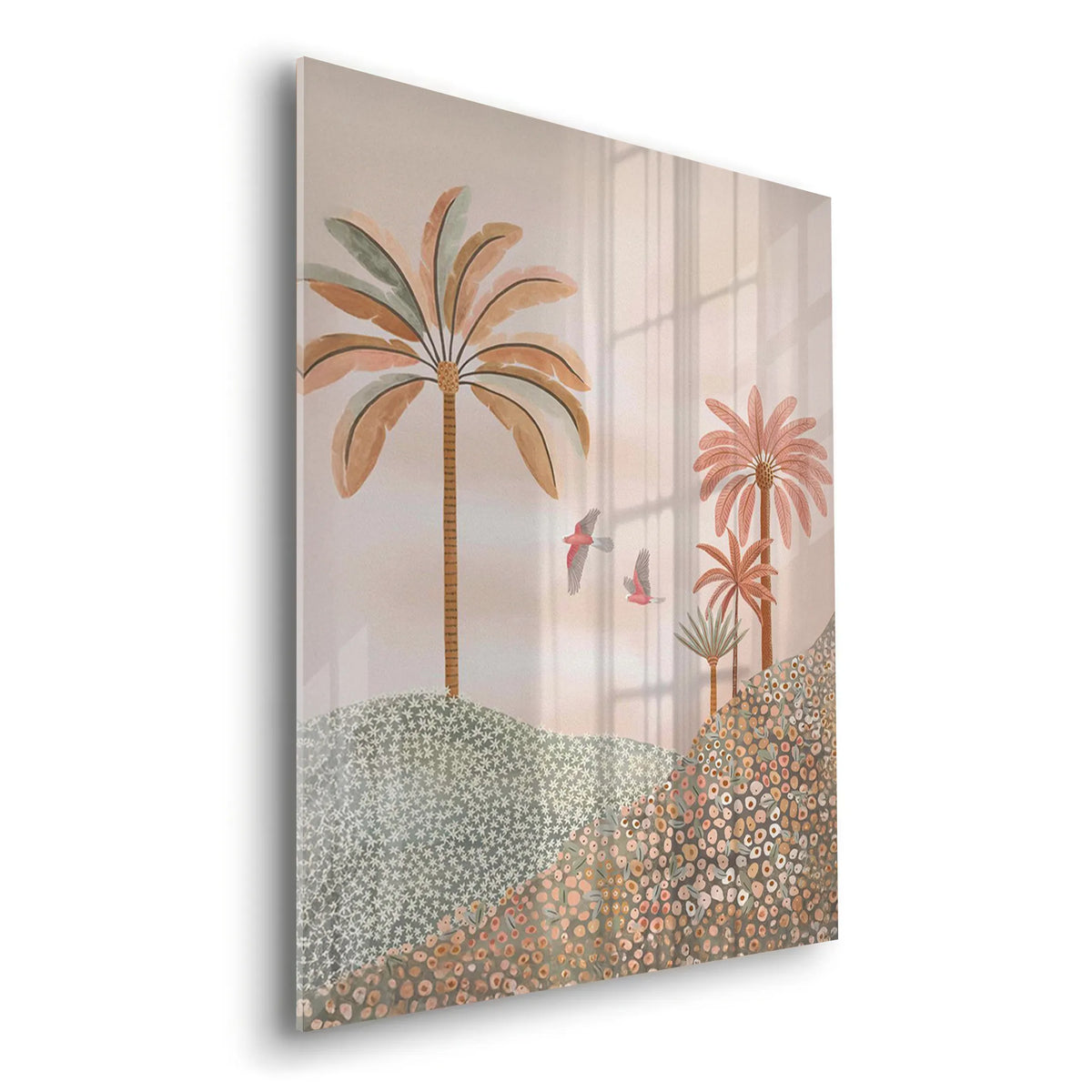 Boho Palms - Acrylic - Jasmineart.ae