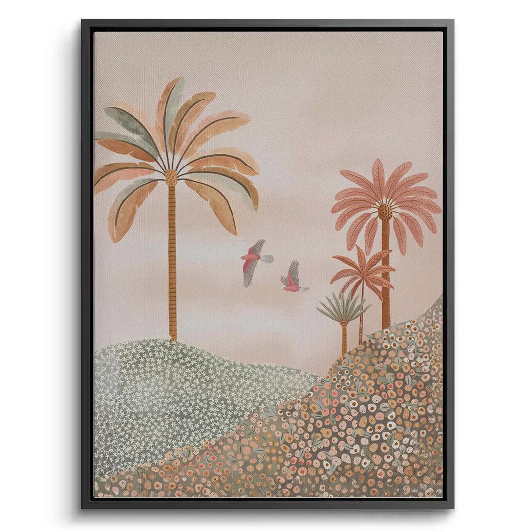 Boho Palms - canvas - Jasmineart.ae