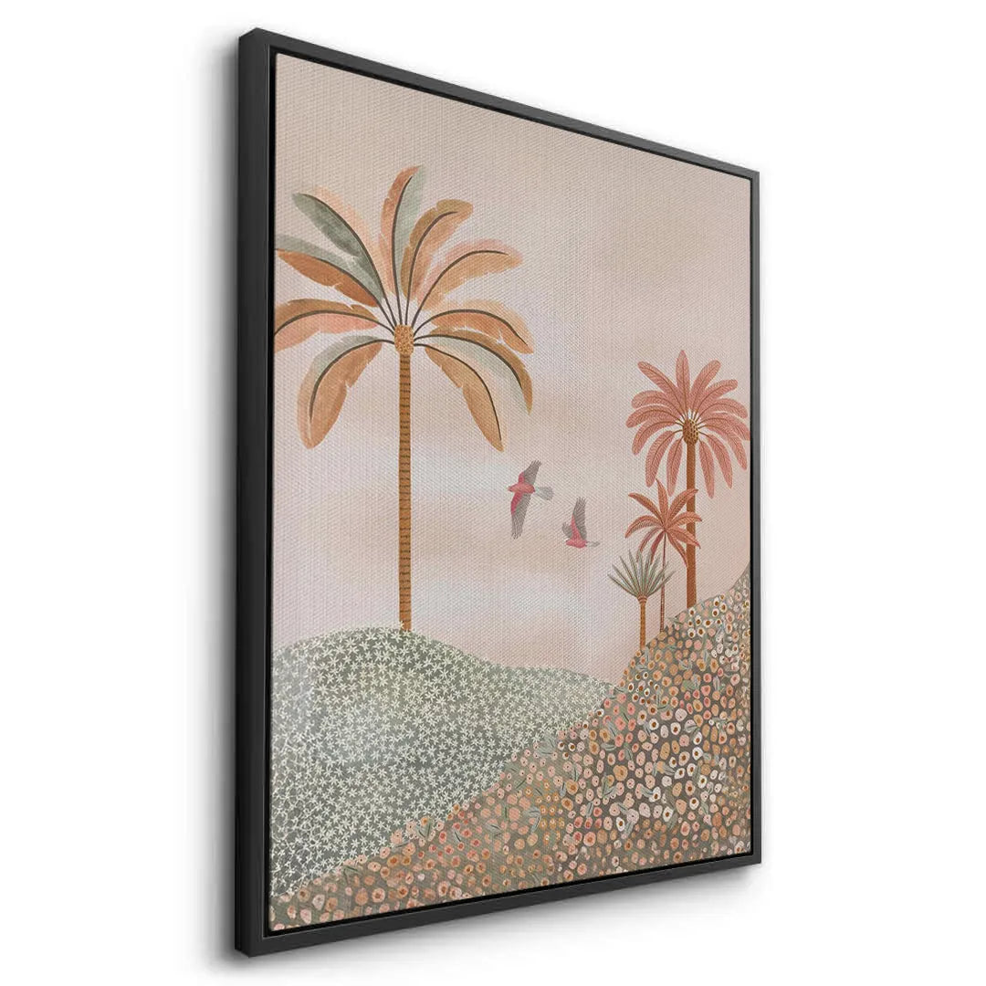 Boho Palms - canvas - Jasmineart.ae