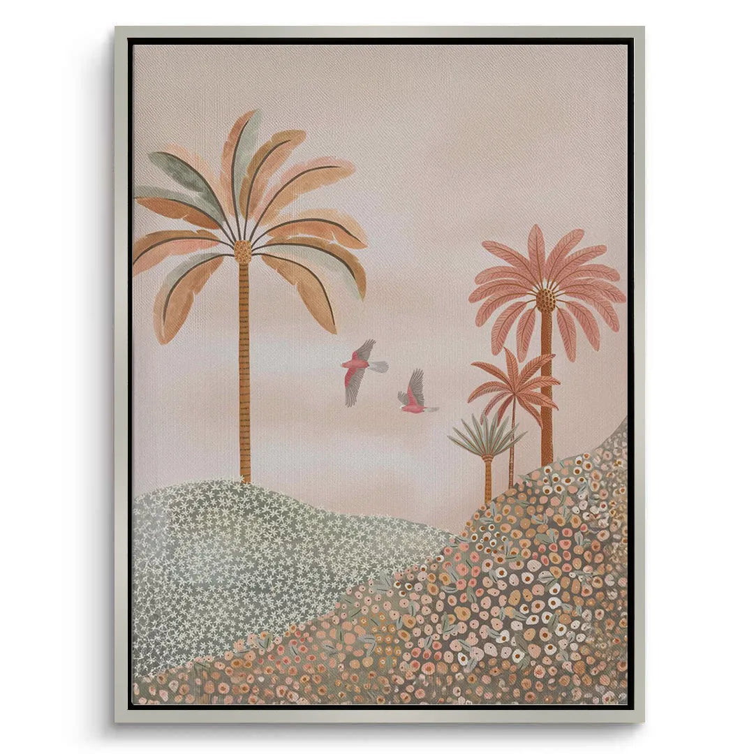 Boho Palms - canvas - Jasmineart.ae