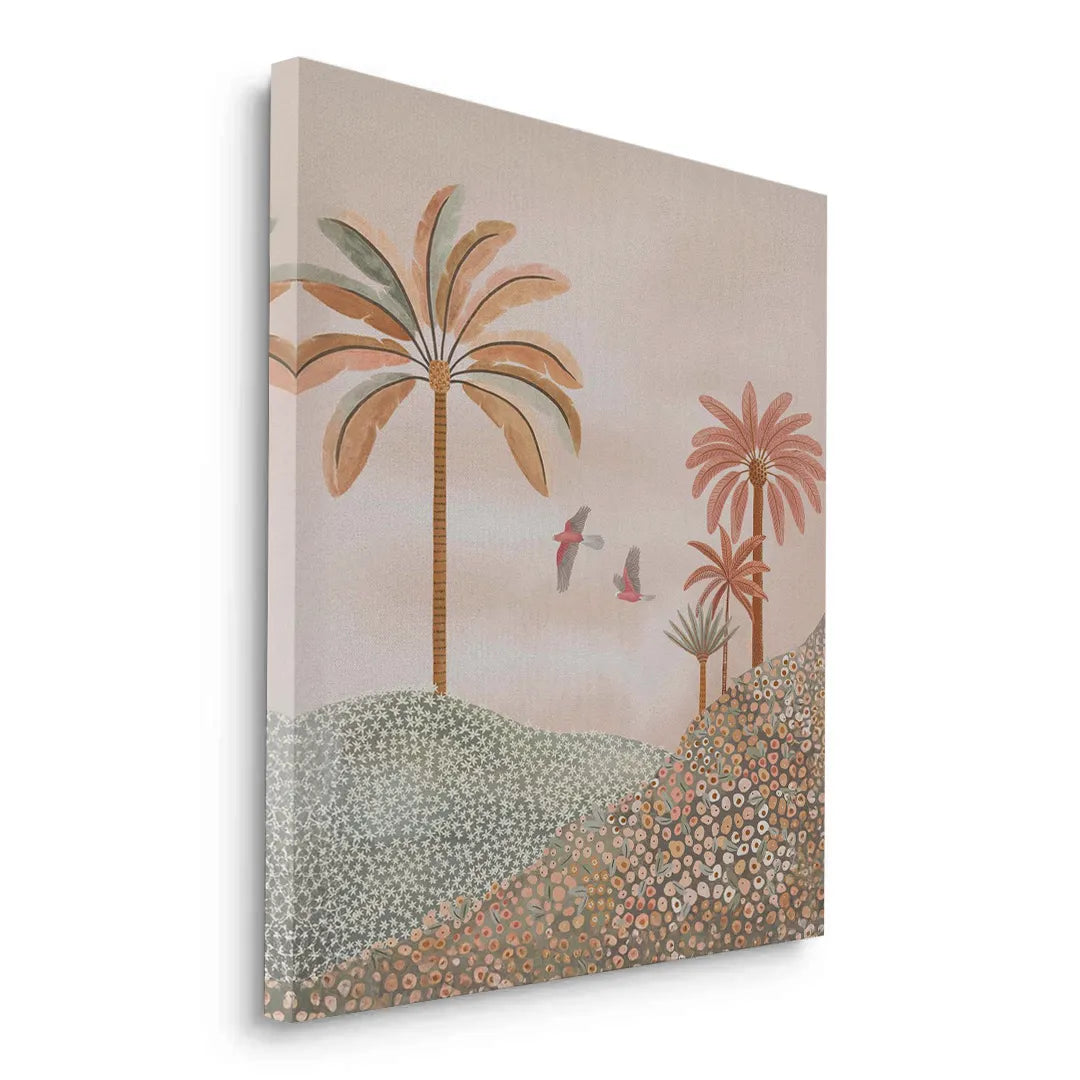 Boho Palms - canvas - Jasmineart.ae