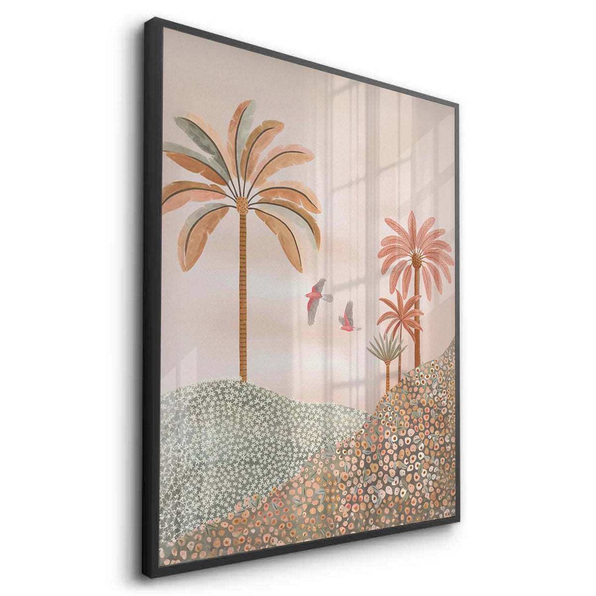 Boho Palms - Fine Art - Jasmineart.ae