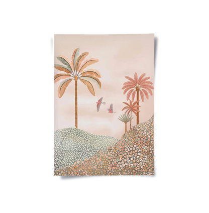 Boho Palms - Poster