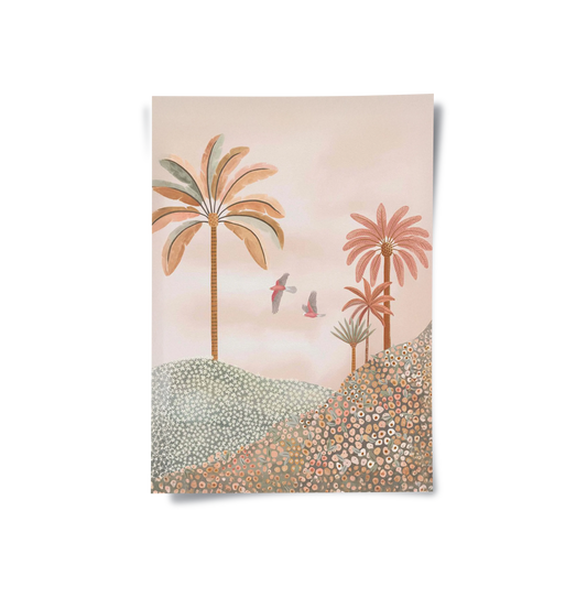 Boho Palms - Poster