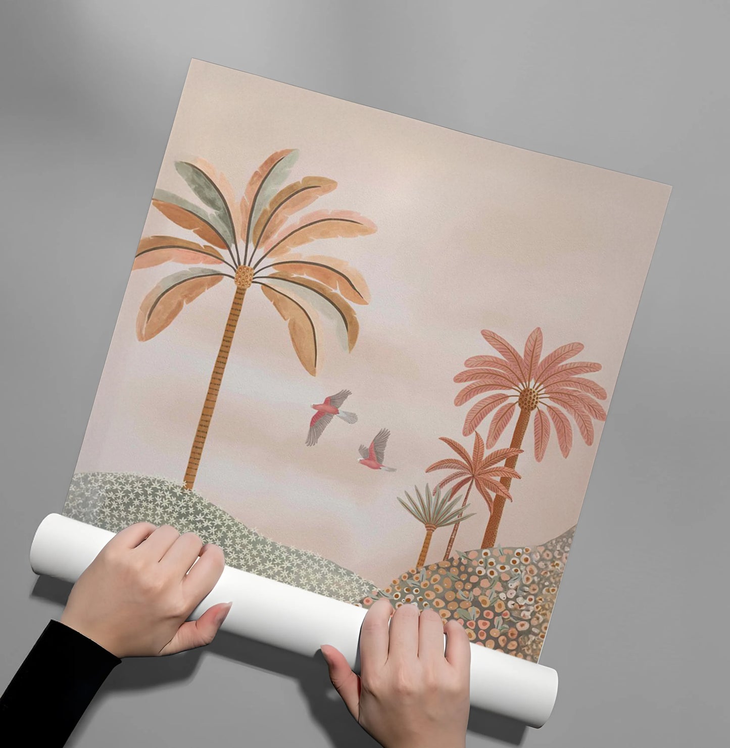 2Boho Palms - Poster
