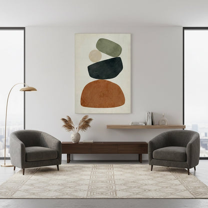 Boho Pebble Balance - Canvas