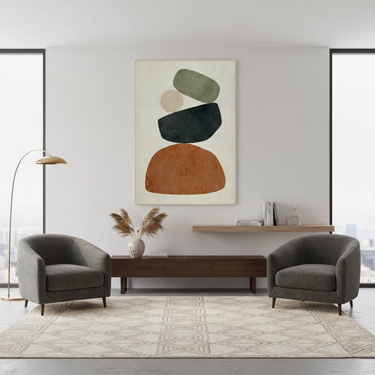 Boho Pebble Balance - Canvas