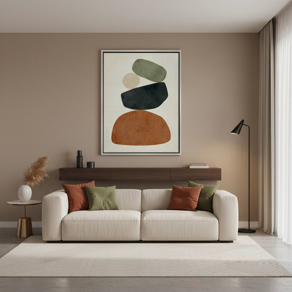 2Boho Pebble Balance - Canvas
