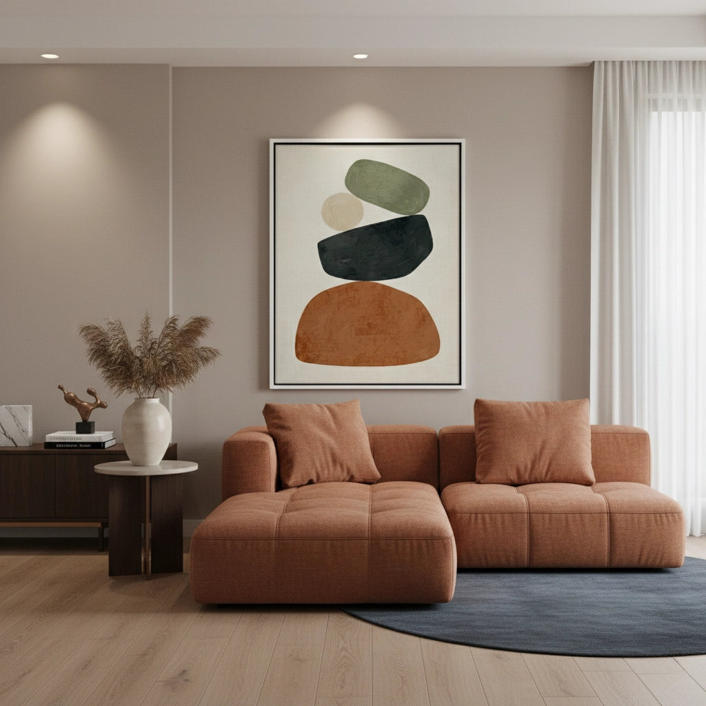 Boho Pebble Balance - Canvas