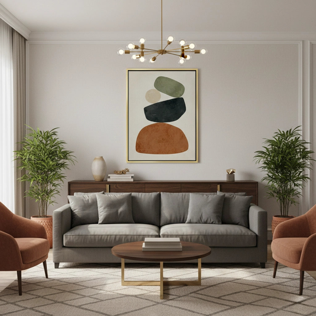 Boho Pebble Balance - Canvas