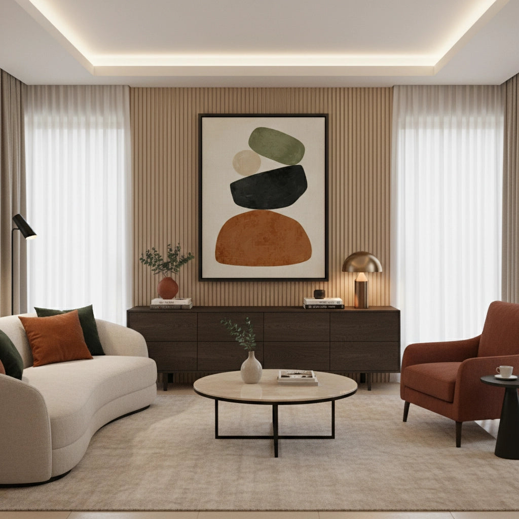 2Boho Pebble Balance - Canvas