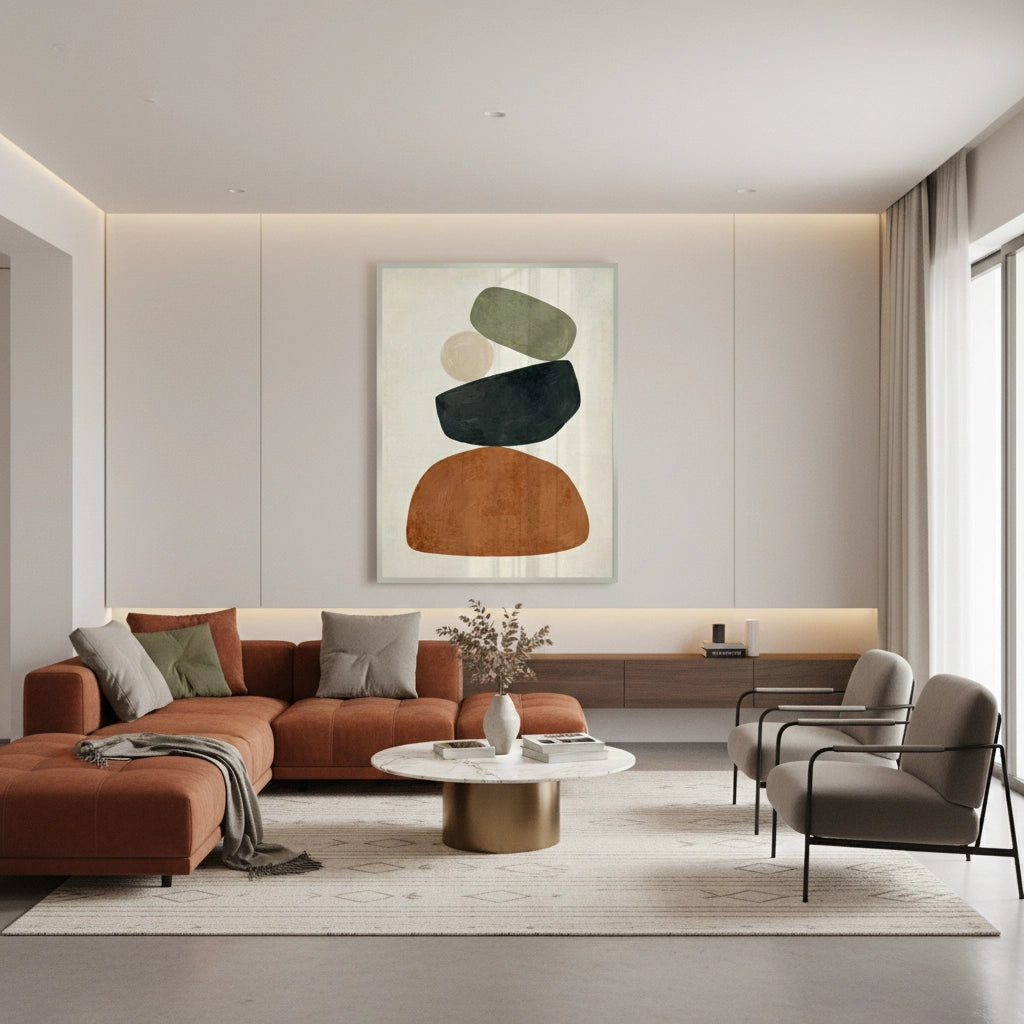 2Boho Pebble Balance - Fine Art