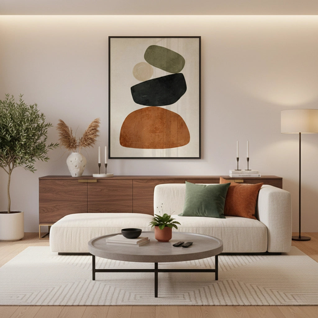 2Boho Pebble Balance - Fine Art