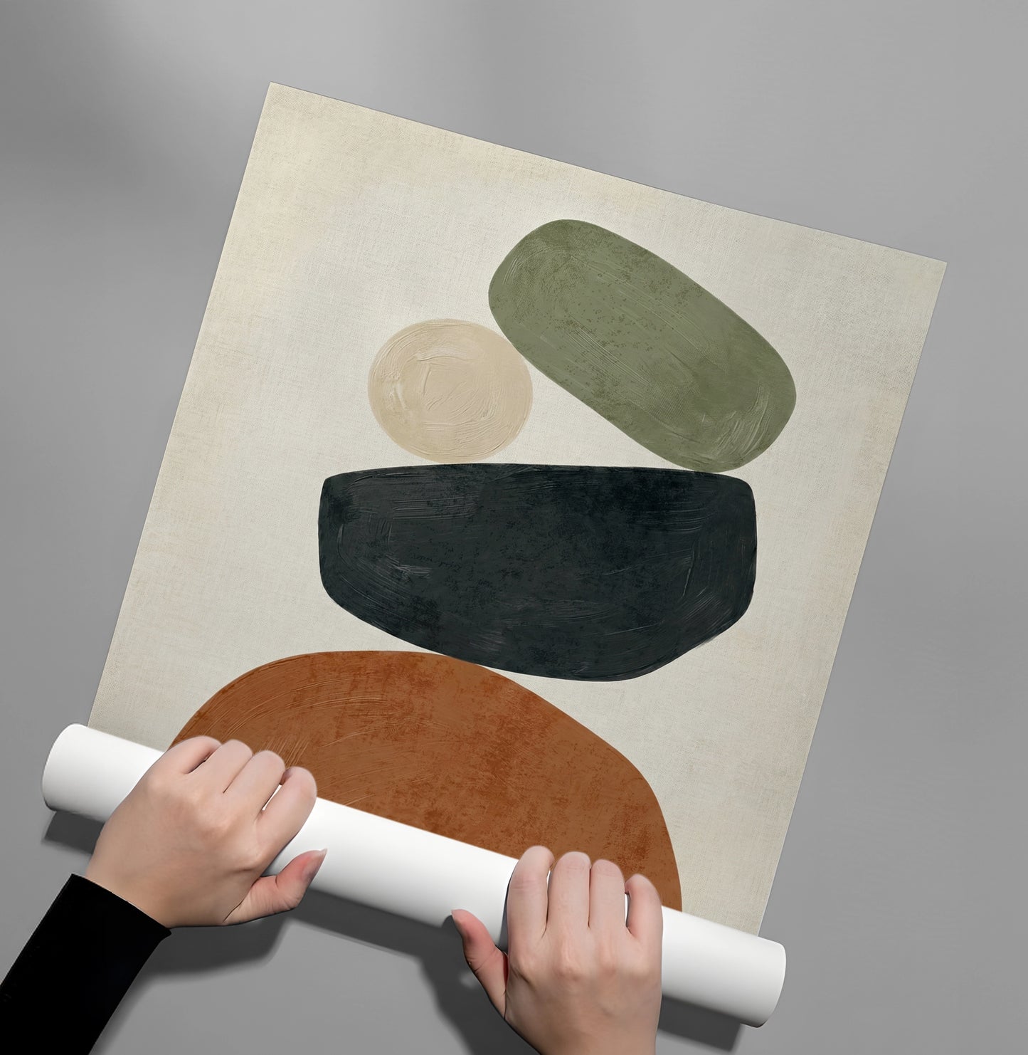 2Boho Pebble Balance - Poster