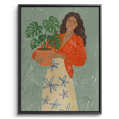 Boho Plant Lady - Canvas