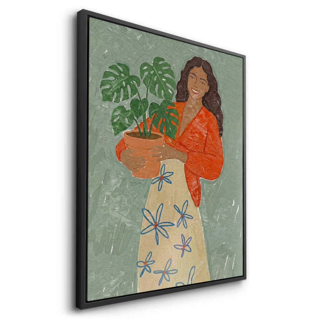 2Boho Plant Lady - Canvas