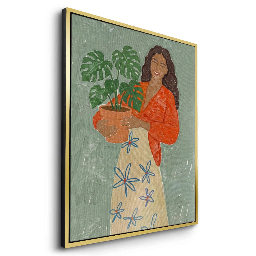 2Boho Plant Lady - Canvas