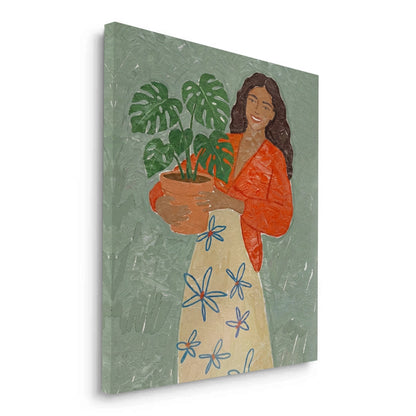 Boho Plant Lady - Canvas