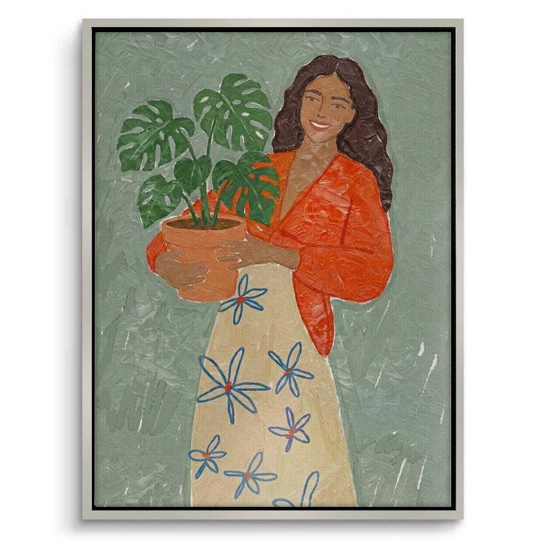 2Boho Plant Lady - Canvas