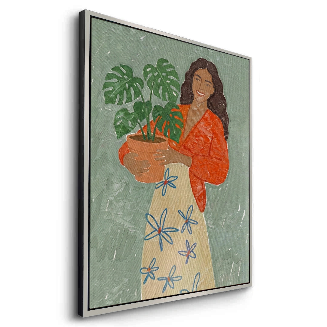 2Boho Plant Lady - Canvas