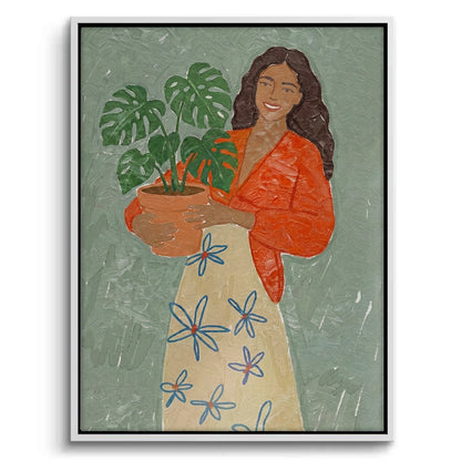 Boho Plant Lady - Canvas